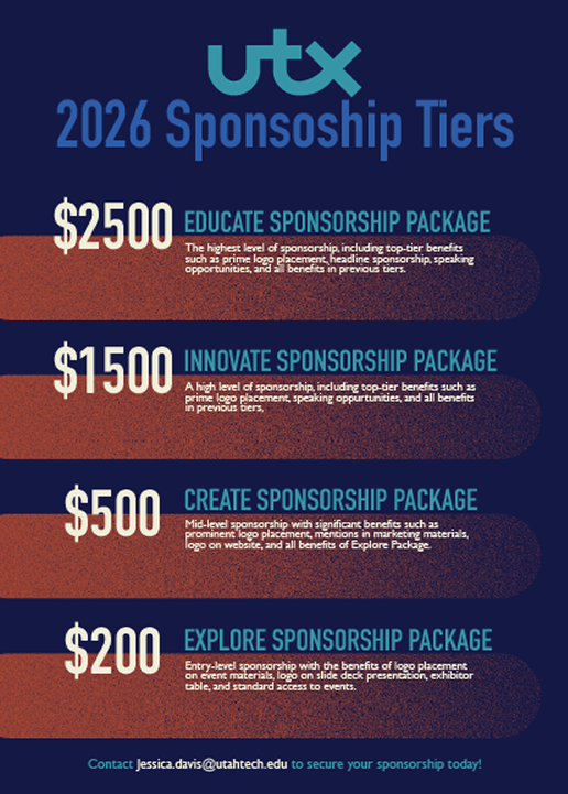 UTXplore sponsorship tiers