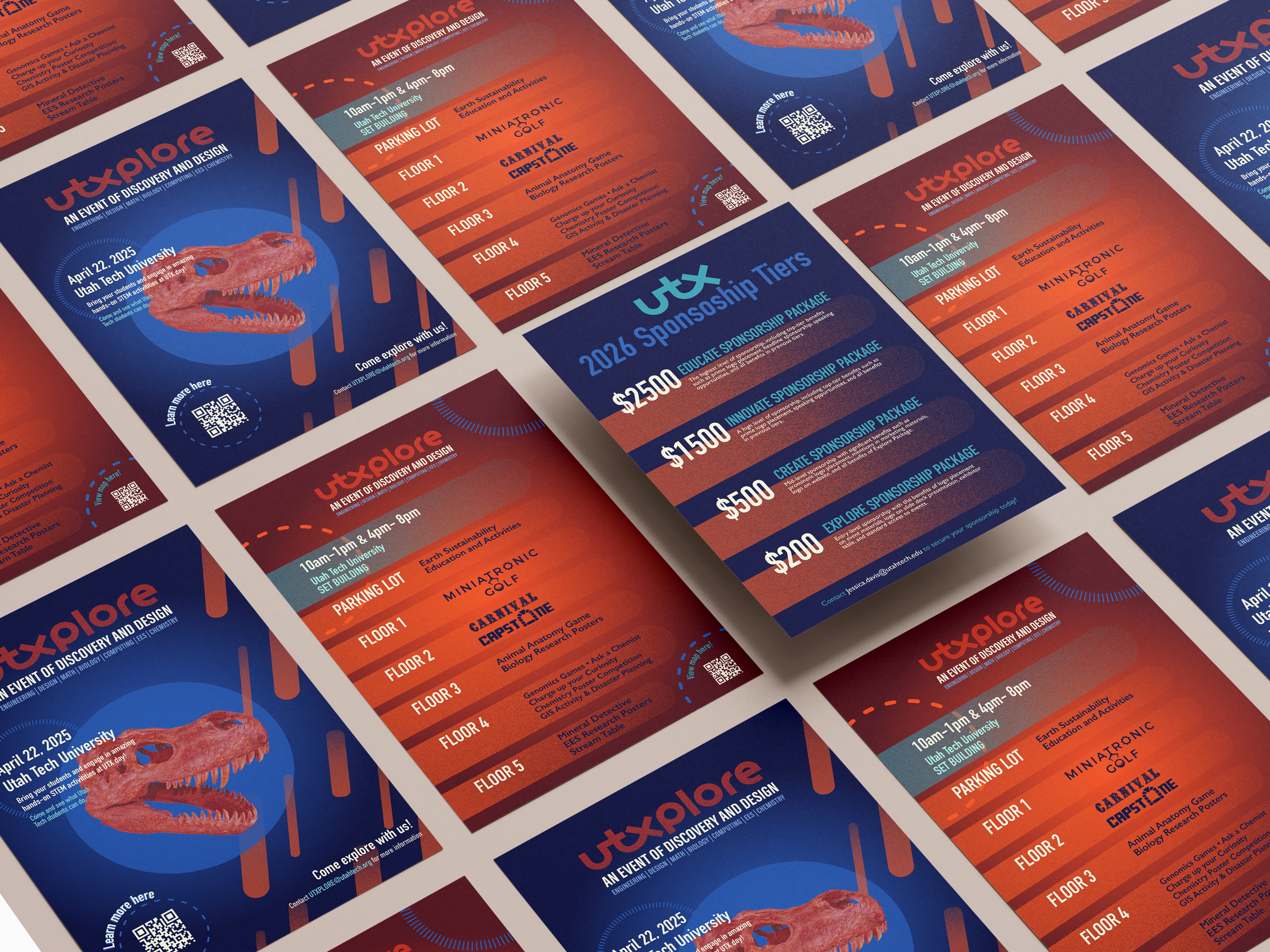 UTXplore flyer designs