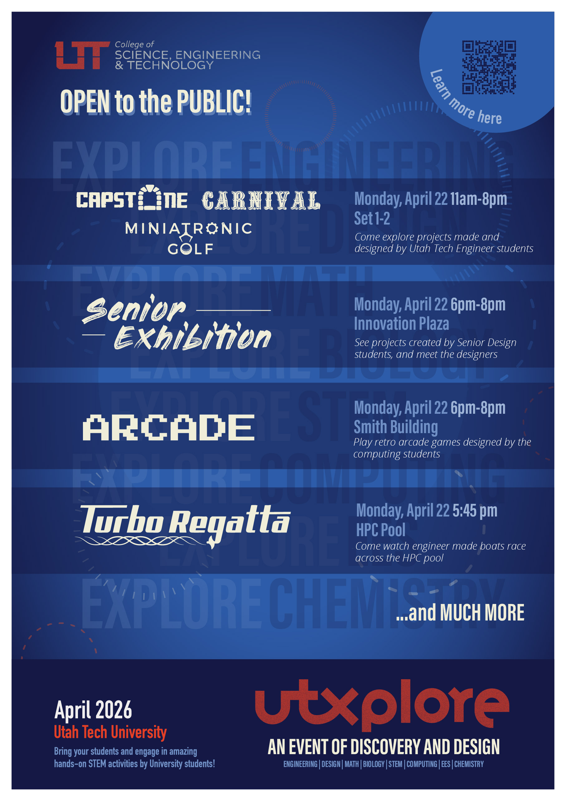 UTXplore branding material