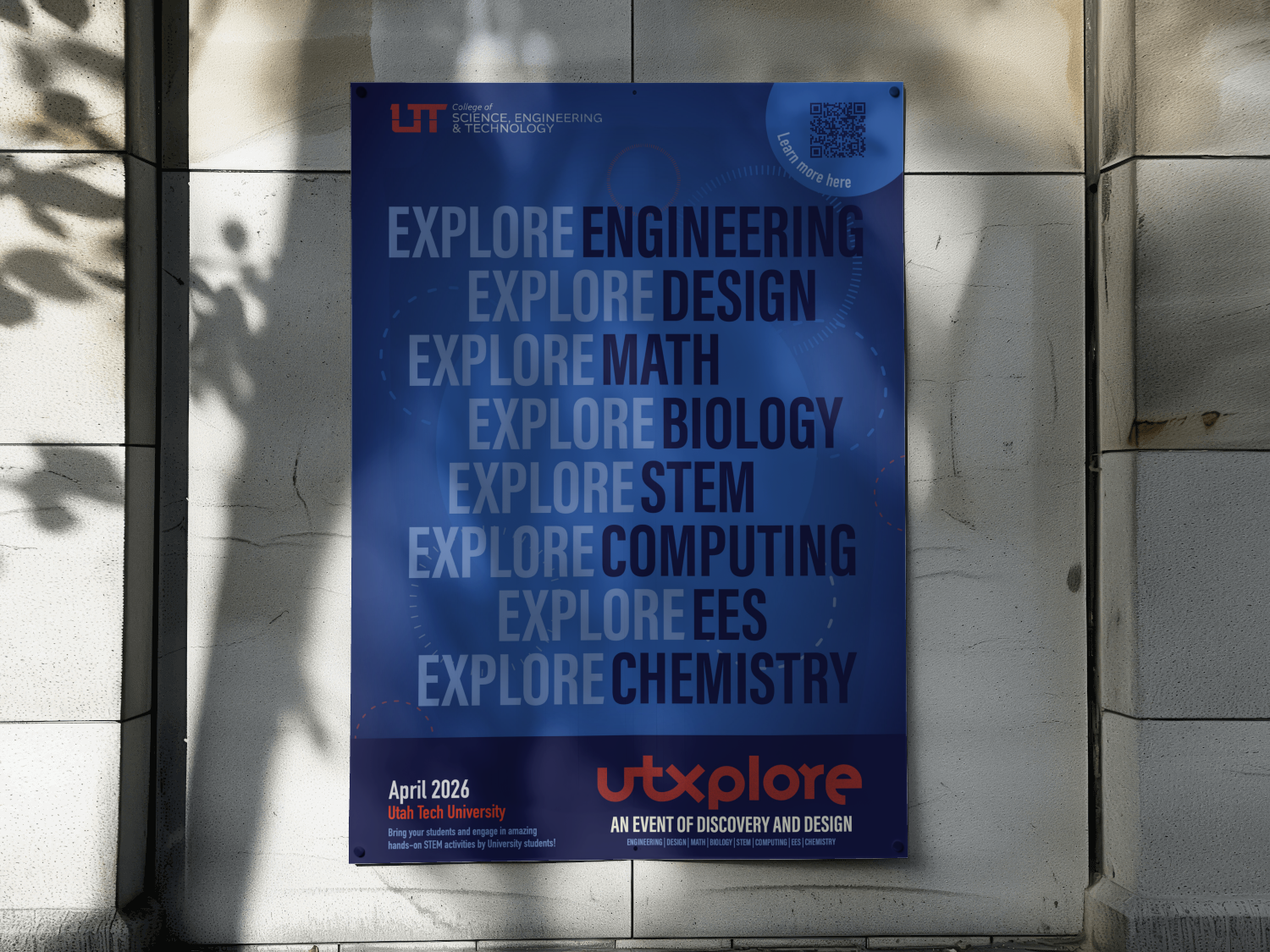 UTXplore street poster